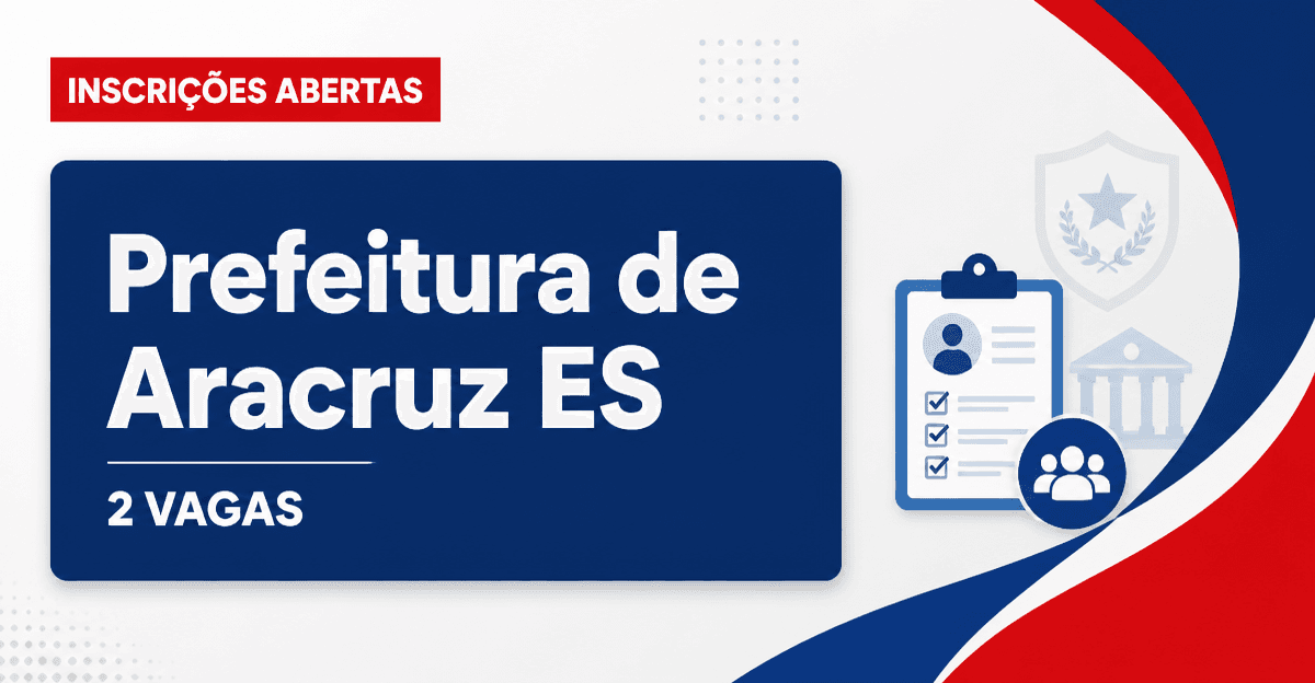 Prefeitura de Aracruz ES abre processo seletivo para professor com 2 vagas - Prefeitura de Aracruz