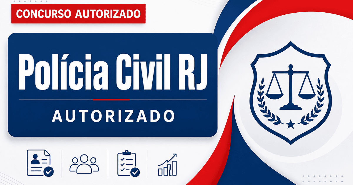 Concurso PC RJ: concluído parecer jurídico para a contratação da FGV - Polícia Civil
