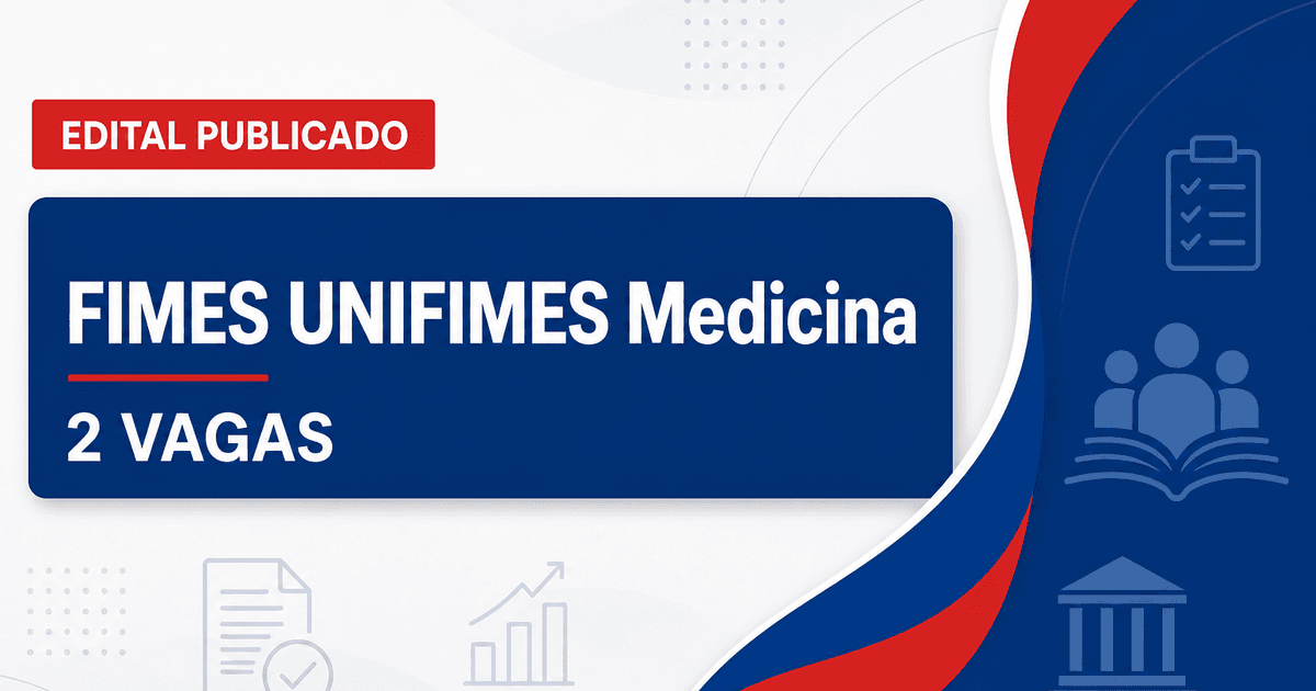 Processo seletivo FIMES UNIFIMES Mineiros GO abre 2 vagas preceptor Medicina - FIMES UNIFIMES Mineiros
