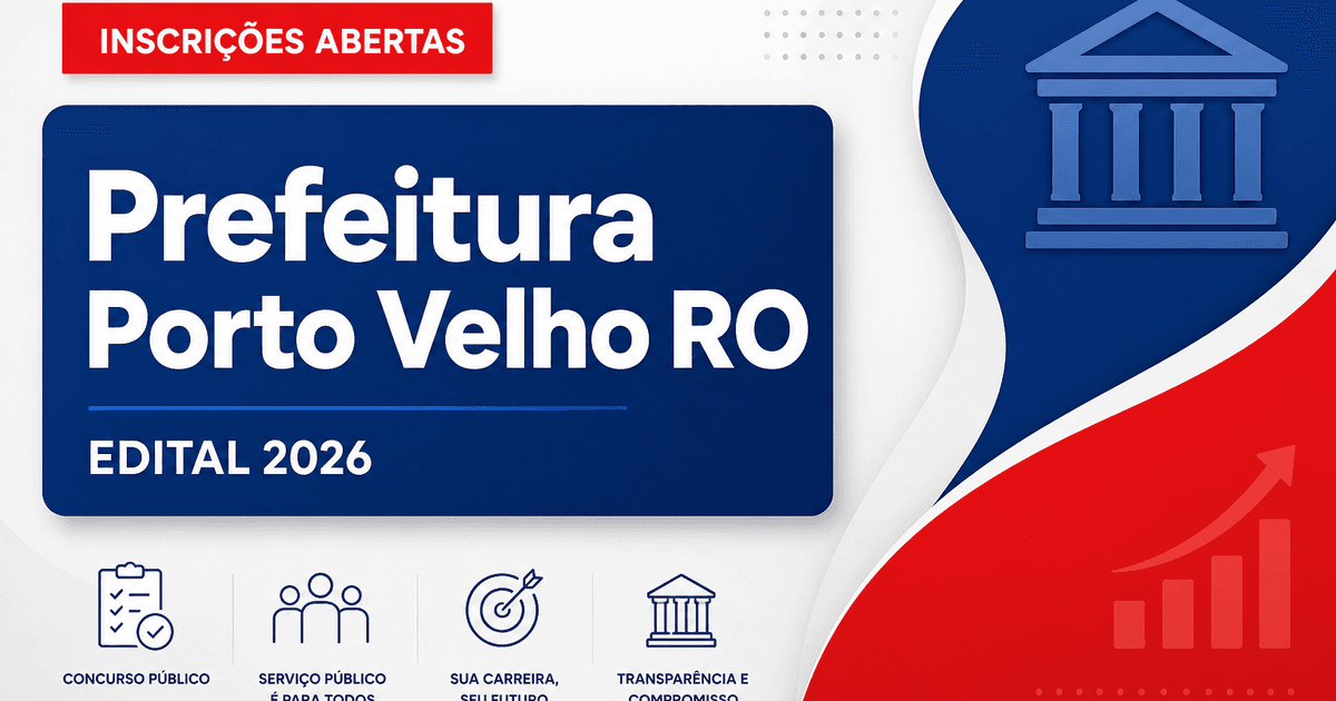 Prefeitura de Porto Velho - RO prorroga inscrições de concurso público para Guarda Municipal prorrogado - Prefeitura de Porto Velho