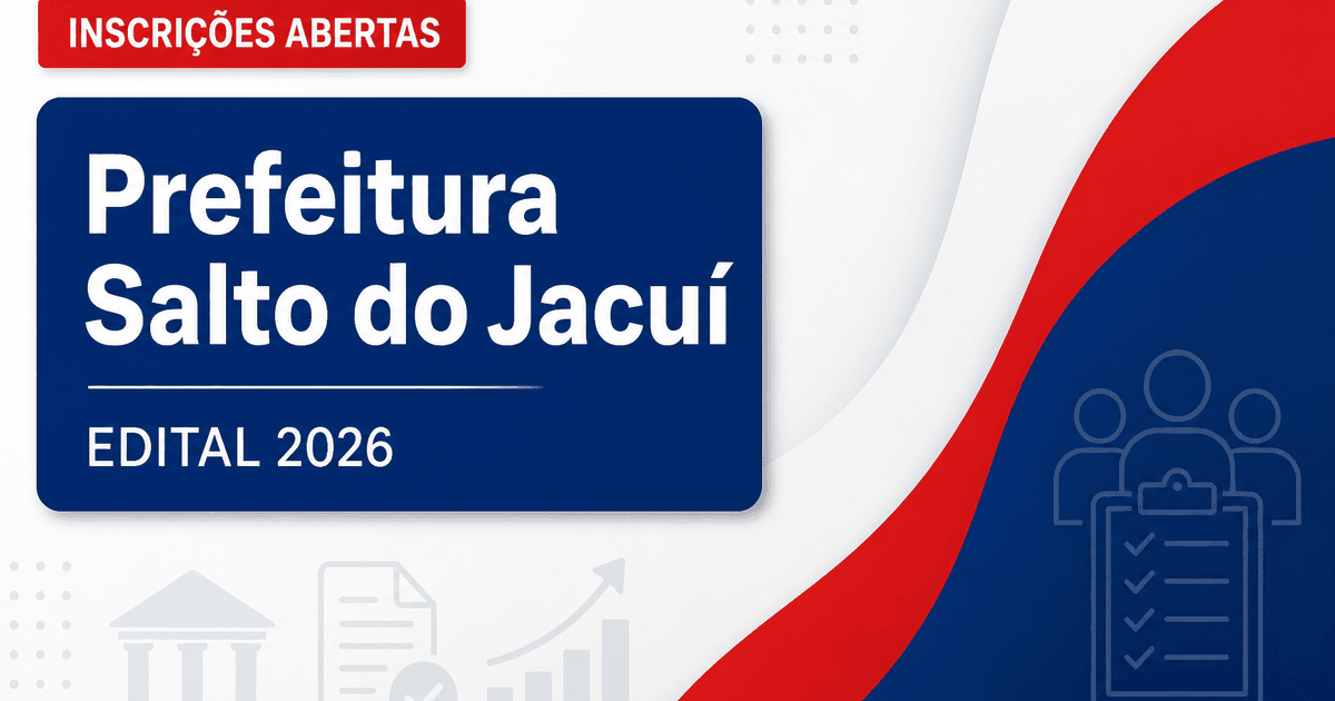 Prefeitura de Salto do Jacuí - RS abre processo seletivo para o programa CAS-TEAcolhe - Prefeitura de Salto do Jacuí