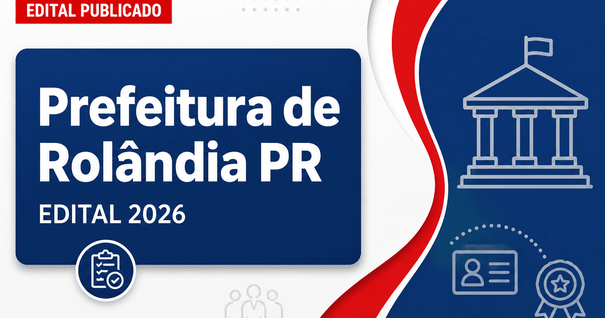 Prefeitura de Rolândia - PR abre processo seletivo para professores - Prefeitura de Rolândia