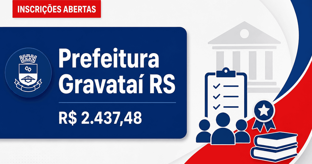 Prefeitura de Gravataí: Prefeitura de Gravataí - RS abre seleção para Agente de Educação Especial Inclusiva - Prefeitura de Gravataí
