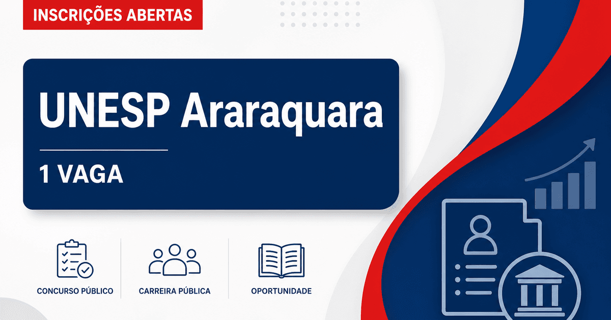 UNESP - Universidade Estadual Paulista: UNESP abre concurso para Professor Assistente na área de Microbiologia em Araraq - Universidade Estadual Paulista