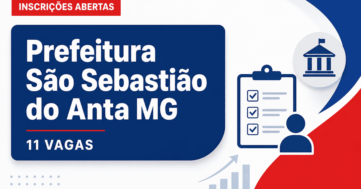Prefeitura de São Sebastião do Anta: Prefeitura de São Sebastião do Anta - MG abre processo seletivo para Agentes de Saú - Prefeitura de São Sebastião do Anta