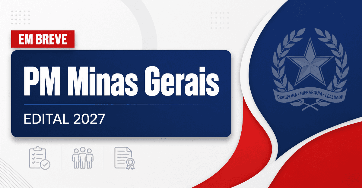 Concurso PM MG: governador anuncia publicação de novo edital até 2027 - Polícia Militar de Minas Gerais