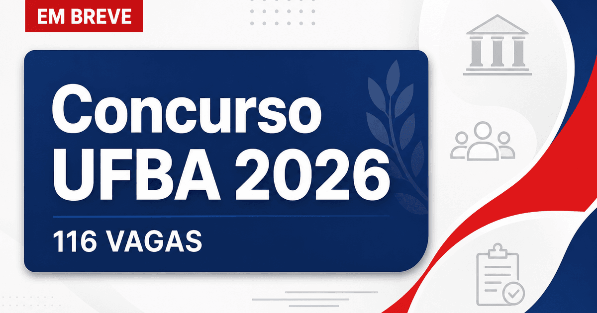 Concurso UFBA: escolha da banca para 116 vagas é novamente adiada - Universidade Federal da Bahia