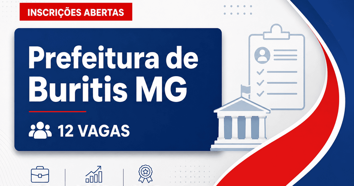 Prefeitura de Buritis: Prefeitura de Buritis - MG abre seleção com 12 vagas para cuidadores sociais - Prefeitura de Buritis