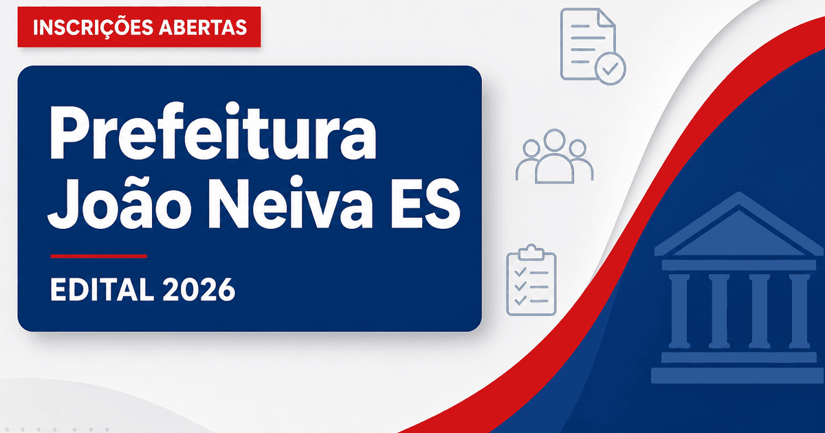 Prefeitura de João Neiva ES abre processo seletivo para cadastro de reserva de professores - Prefeitura de João Neiva