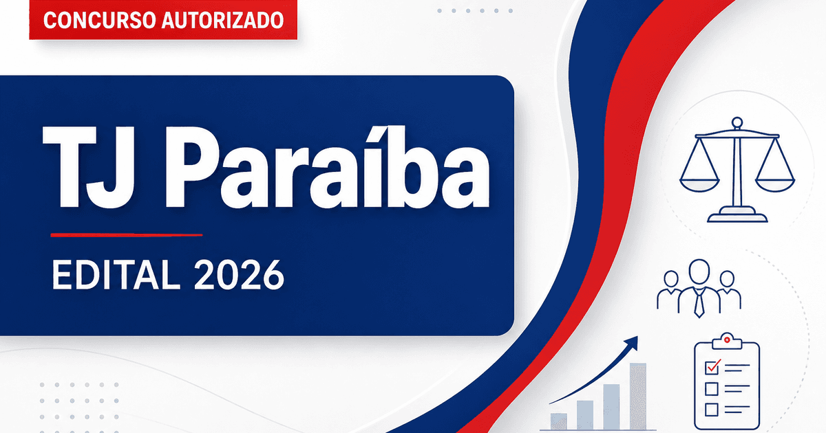 Concurso TJ PB: nova comissão é formada para edital de servidores - Tribunal de Justiça da Paraíba