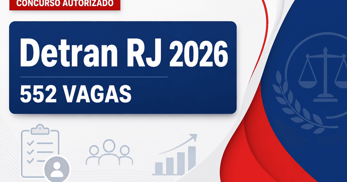 Concurso Detran RJ: nova comissão formada para seleção com 552 vagas - Departamento de Trânsito do Estado do Rio de Janeiro