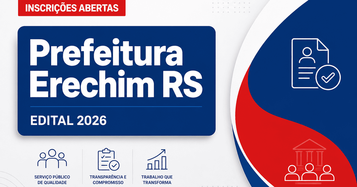 Prefeitura de Erechim - RS abre seleção para Médico Clínico Geral - Prefeitura de Erechim