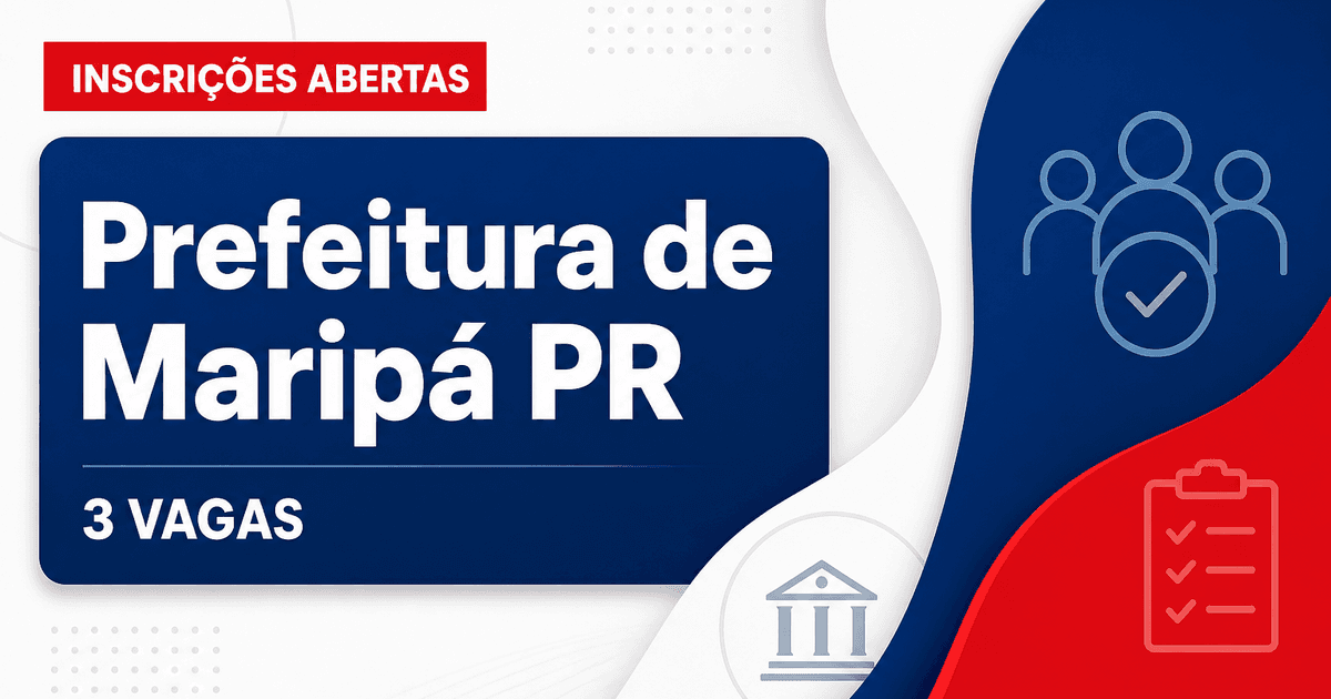 Prefeitura de Maripá: Prefeitura de Maripá - PR abre processo seletivo com remuneração de até R$ 14.578,77 - Prefeitura de Maripá