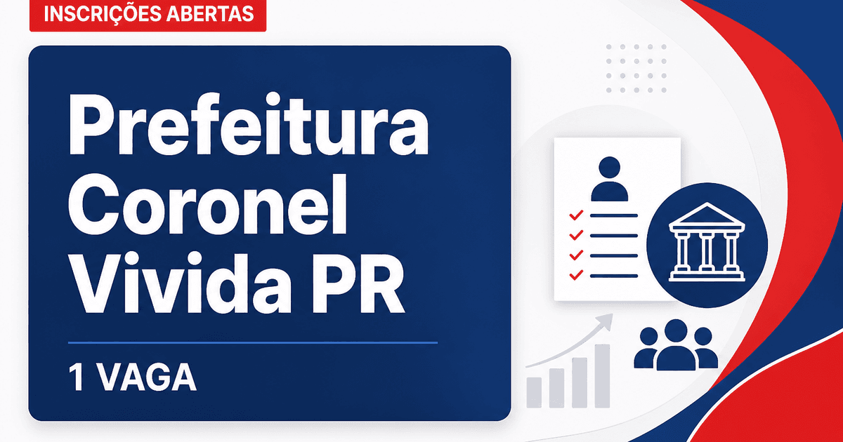 Prefeitura de Coronel Vivida: Prefeitura de Coronel Vivida - PR abre processo seletivo com vaga para farmacêutico - Prefeitura de Coronel Vivida