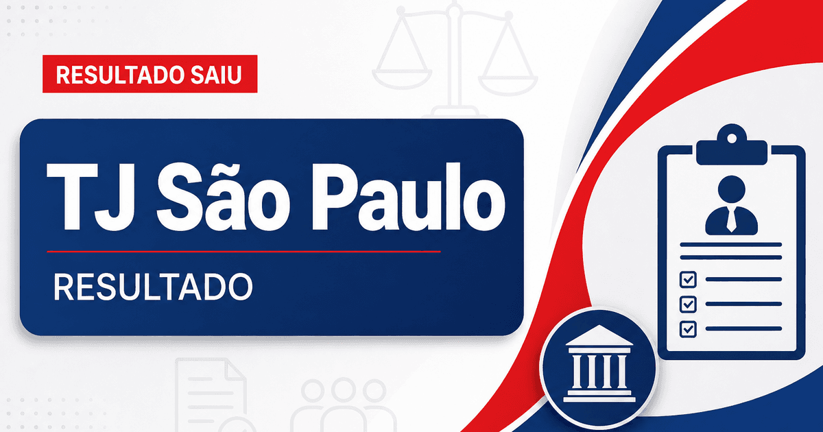 Concurso TJ SP tem classificação final para escrevente; confira! - Tribunal de Justiça de São Paulo