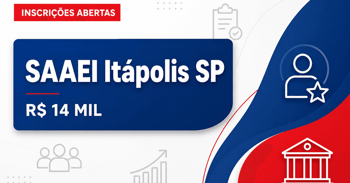 Concurso em Itápolis (SP): Saaei abre vagas com salários acima de R$ 14 mil - Serviço Autônomo de Água e Esgoto de Itápolis