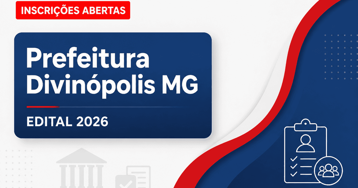 Prefeitura de Divinópolis - MG abre vagas para Assistente Social e Nutricionista - Prefeitura de Divinópolis