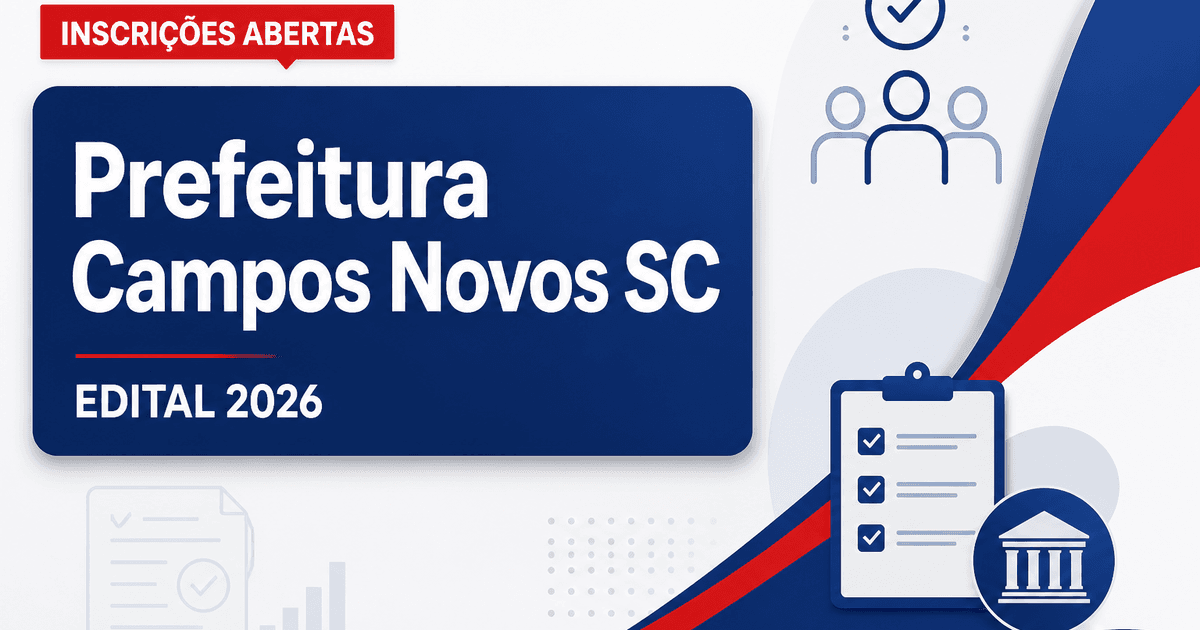 Prefeitura de Campos Novos - SC abre processo seletivo para o cargo de motorista - Prefeitura de Campos Novos