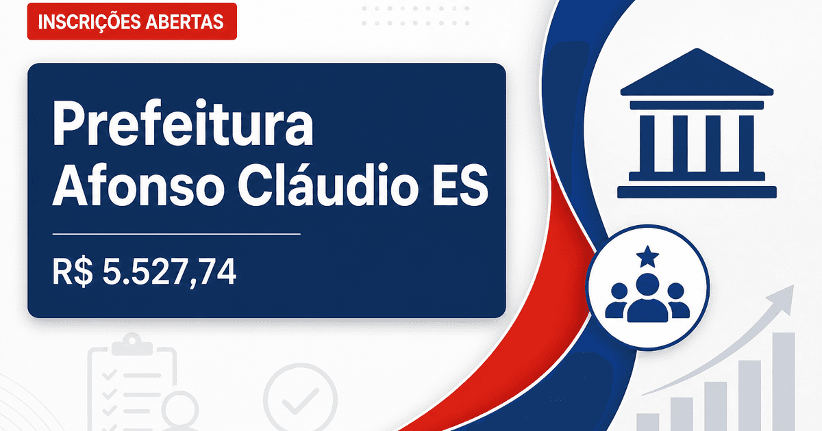 Prefeitura de Afonso Cláudio: Prefeitura de Afonso Cláudio - ES abre processo seletivo para Contador - Prefeitura de Afonso Cláudio