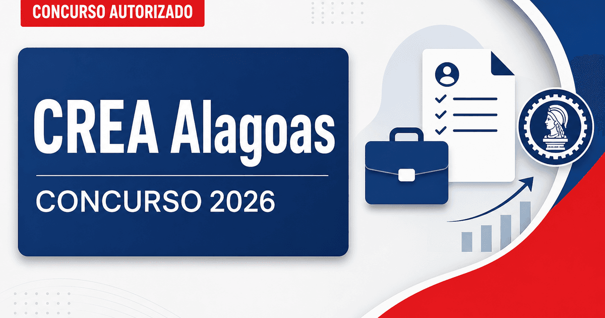 Concurso CREA AL: contratada banca organizadora para nova seleção - Conselho Regional de Engenharia e Agronomia de Alagoas