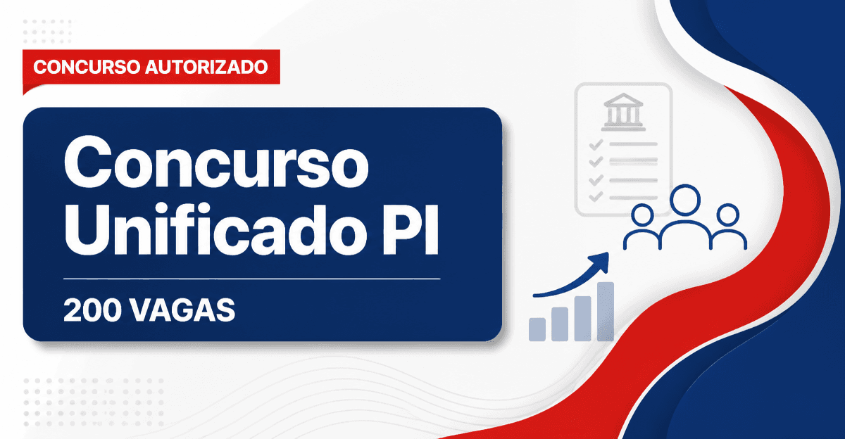 Concurso Unificado PI: definida banca organizadora para 200 vagas - Unificado PI