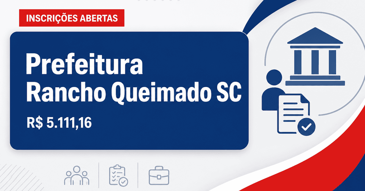 Prefeitura de Rancho Queimado: Prefeitura de Rancho Queimado - SC abre seleção para professores e auxiliares - Prefeitura de Rancho Queimado