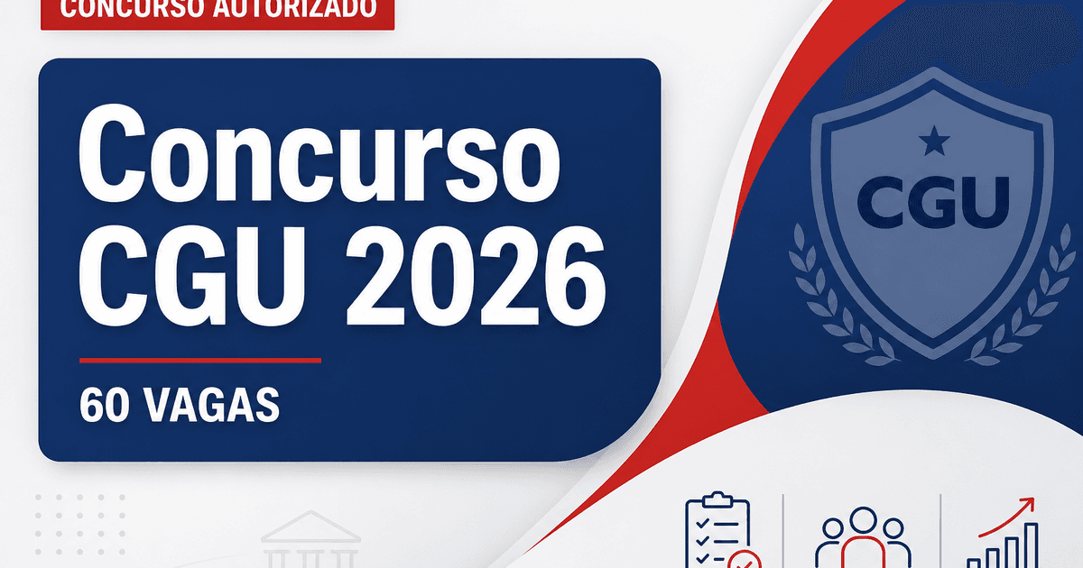 Concurso CGU: banca em definição para 60 vagas - Controladoria-Geral da União