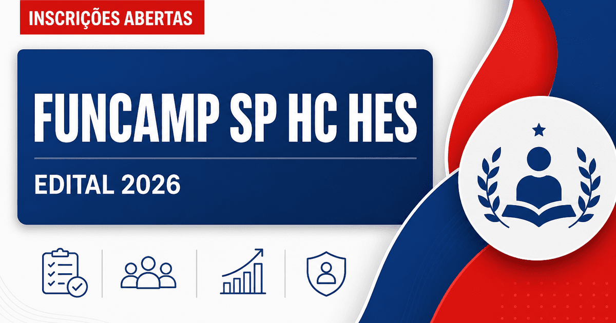 FUNCAMP - SP abre vagas para Nutricionista Clínica e Auxiliar de Farmácia no HC e HES - Fundação de Desenvolvimento da Unicamp