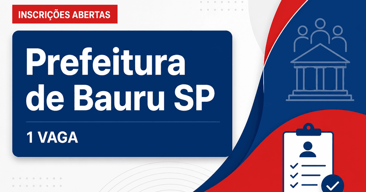 Prefeitura de Bauru: Prefeitura de Bauru - SP abre concurso para Médico Ginecologista e Obstetra - Prefeitura de Bauru