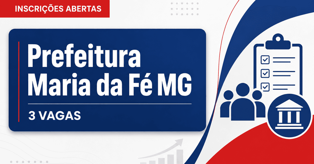 Prefeitura de Maria da Fé: Prefeitura de Maria da Fé - MG abre processo seletivo para professores municipais - Prefeitura de Maria da Fé
