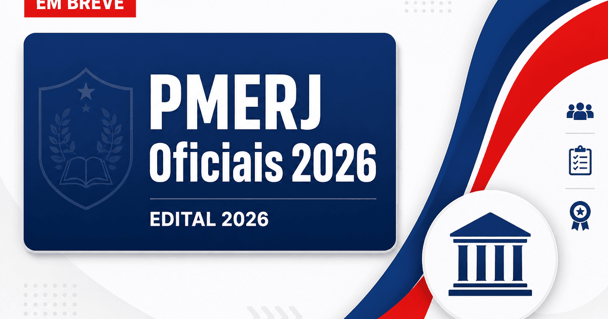 Concurso PMERJ para oficiais tem banca organizadora confirmada - Polícia Militar do Estado do Rio de Janeiro