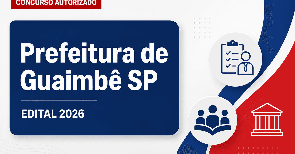 Concurso Prefeitura de Guaimbê SP: definida banca para nova seleção - Prefeitura de Guaimbê
