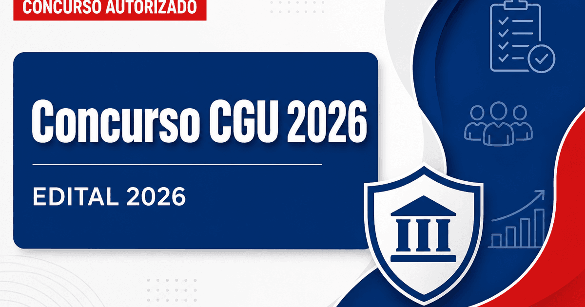Concurso CGU 2026 tem equipe formada para contratação da banca - Controladoria-Geral da União