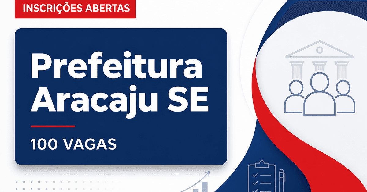 Prefeitura de Aracaju: Prefeitura de Aracaju - SE reabre inscrições do concurso para Guarda Municipal - Prefeitura de Aracaju
