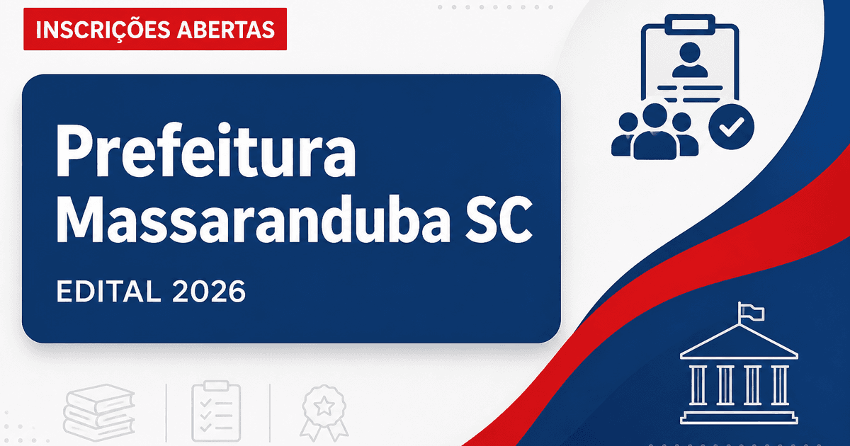 Prefeitura de Massaranduba - SC abre processo seletivo para professores - Prefeitura de Massaranduba