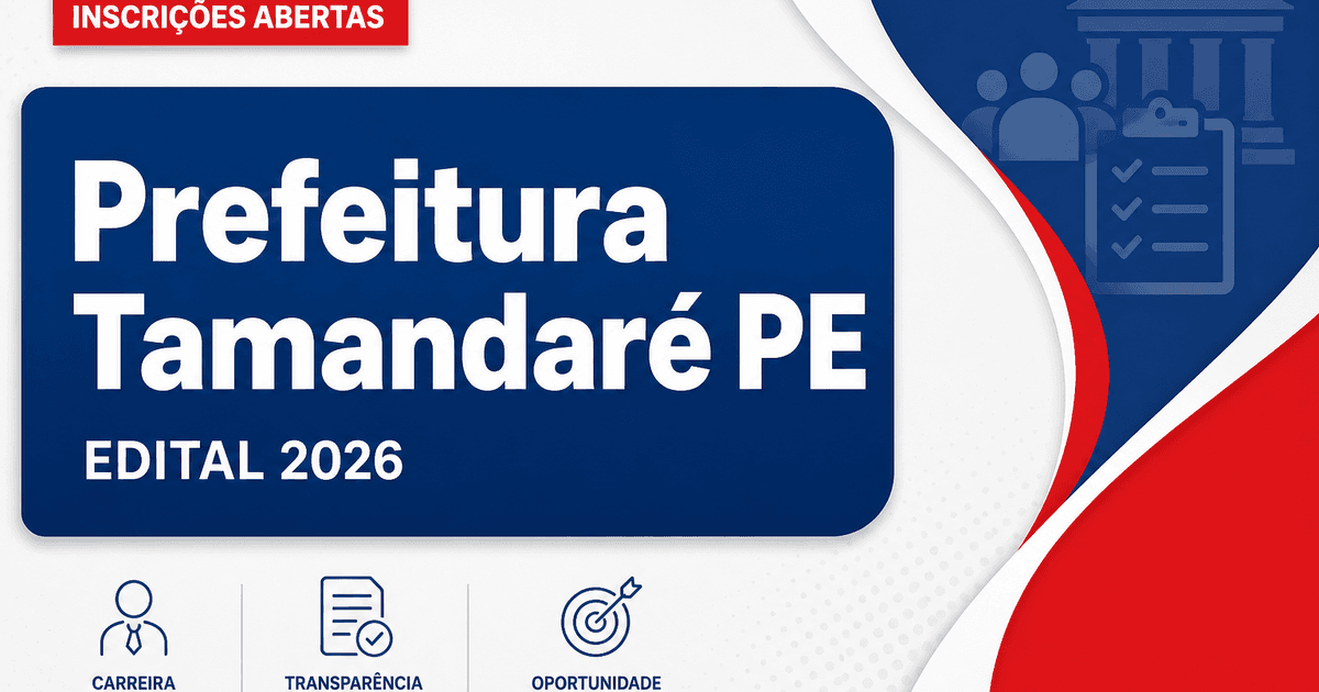 Prefeitura de Tamandaré PE abre concurso para guarda civil municipal - Prefeitura de Tamandaré
