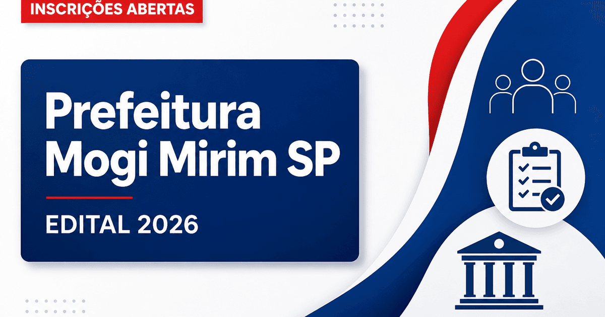 Prefeitura de Mogi Mirim - SP abre concursos e processo seletivo com vagas para diversas áreas - Prefeitura de Mogi Mirim