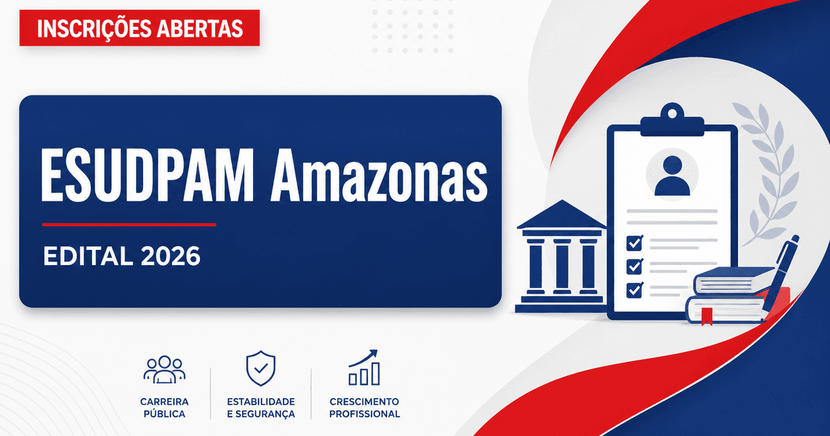 ESUDPAM - AM abre processo seletivo para residente jurídico - Escola Superior da Defensoria Pública do Estado do Amazonas