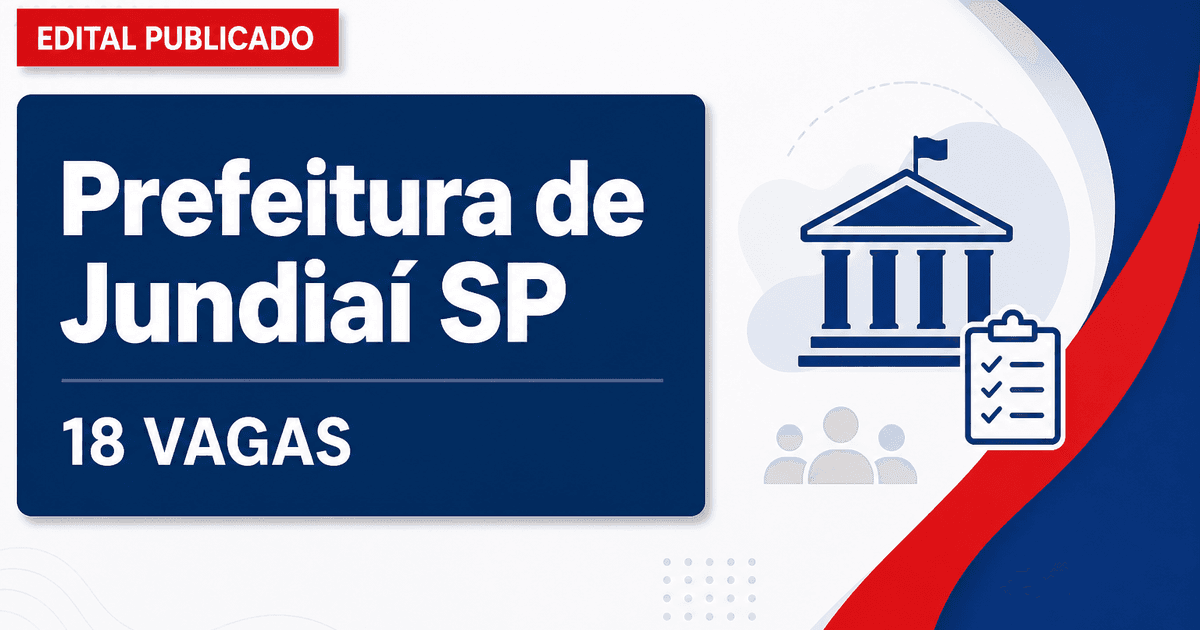 Prefeitura de Jundiaí: Prefeitura de Jundiaí - SP retifica um dos quatro editais de concursos públicos - Prefeitura de Jundiaí
