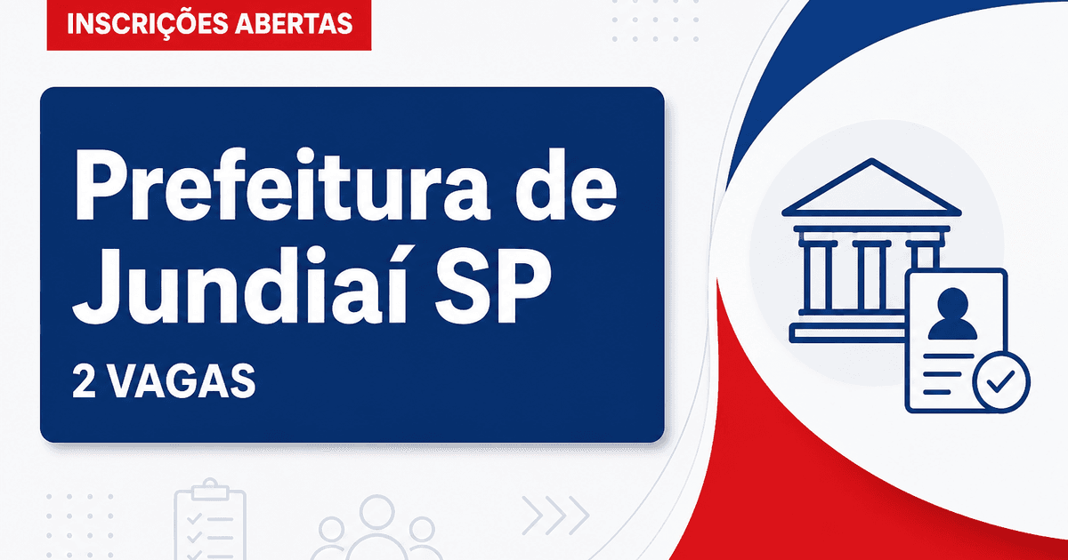 Prefeitura de Jundiaí: Prefeitura de Jundiaí - SP abre concursos públicos com vagas para médicos - Prefeitura de Jundiaí