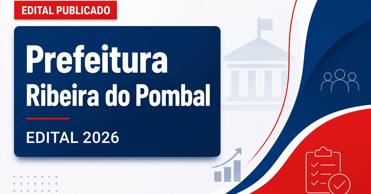 Prefeitura de Ribeira do Pombal BA retifica concurso e atualiza conteúdo de guarda municipal - Prefeitura de Ribeira do Pombal