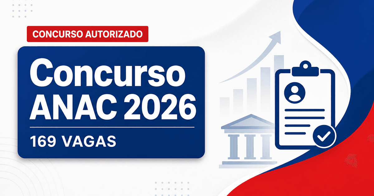 Concurso ANAC: novo pedido encaminhado para 169 vagas de níveis médio e superior - ANAC: novo pedido encaminhadora 169 vagas de níveis médio e superior