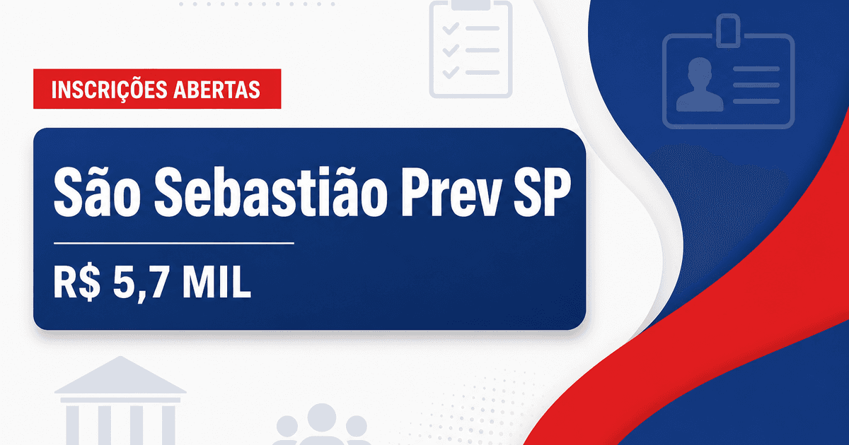 Concurso São Sebastião Prev SP abre vagas com salários de até R$ 5,7 mil - Instituto Previdenciário do Município de São Sebastião