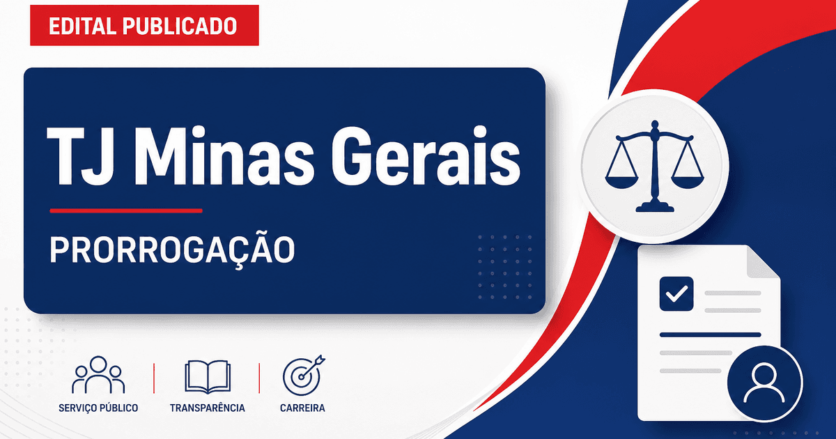 Concurso TJ MG vence em setembro e sindicato cobra prorrogação - Tribunal de Justiça de Minas Gerais