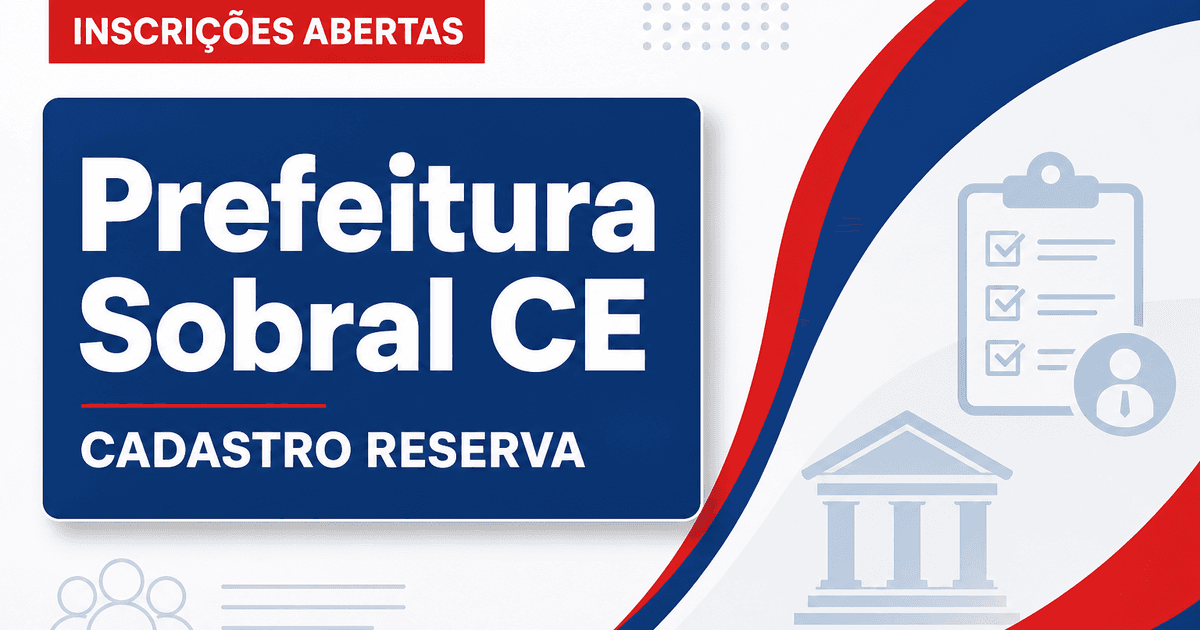 SME - Secretaria Municipal da Educação de Sobral: Prefeitura de Sobral - CE abre seleção para Auxiliar de Serviços Educa - Secretaria Municipal da Educação de Sobral