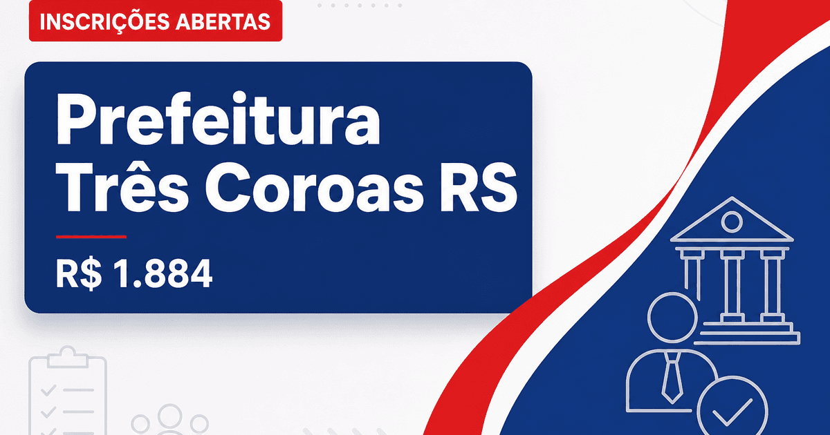 Prefeitura de Três Coroas: Prefeitura de Três Coroas - RS abre seleção para Auxiliar de Professor - Prefeitura de Três Coroas
