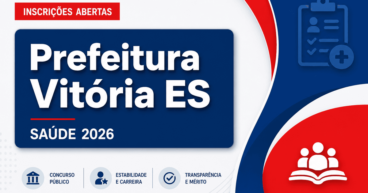 Prefeitura de Vitória - ES abre processos seletivos para a área da saúde - Prefeitura de Vitória