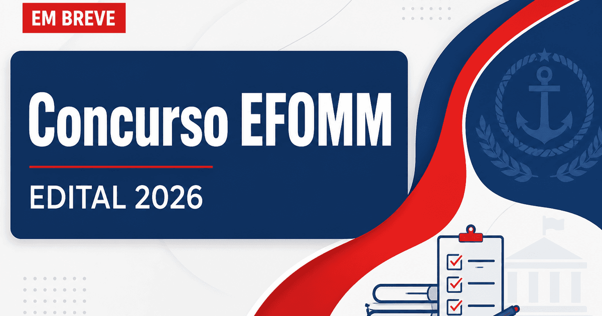 Concurso EFOMM: veja carreira, requisitos, provas e como ingressar - Escola de Formação de Oficiais da Marinha Mercante