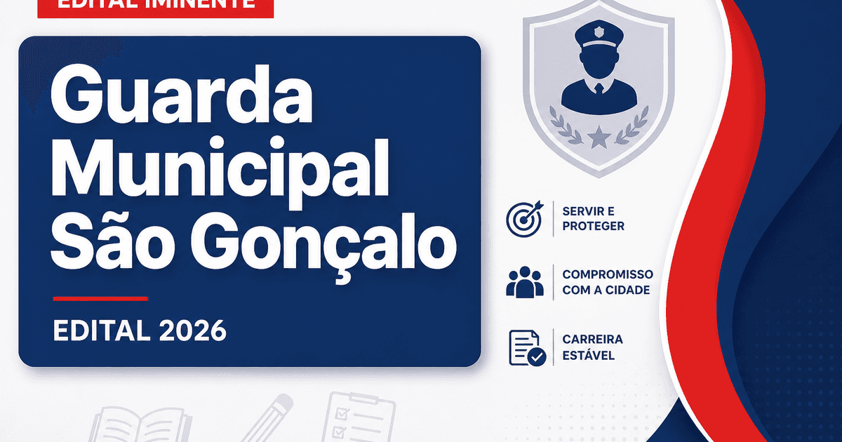 Concurso Guarda de São Gonçalo RJ deve ter edital em setembro - Guarda Municipal de São Gonçalo