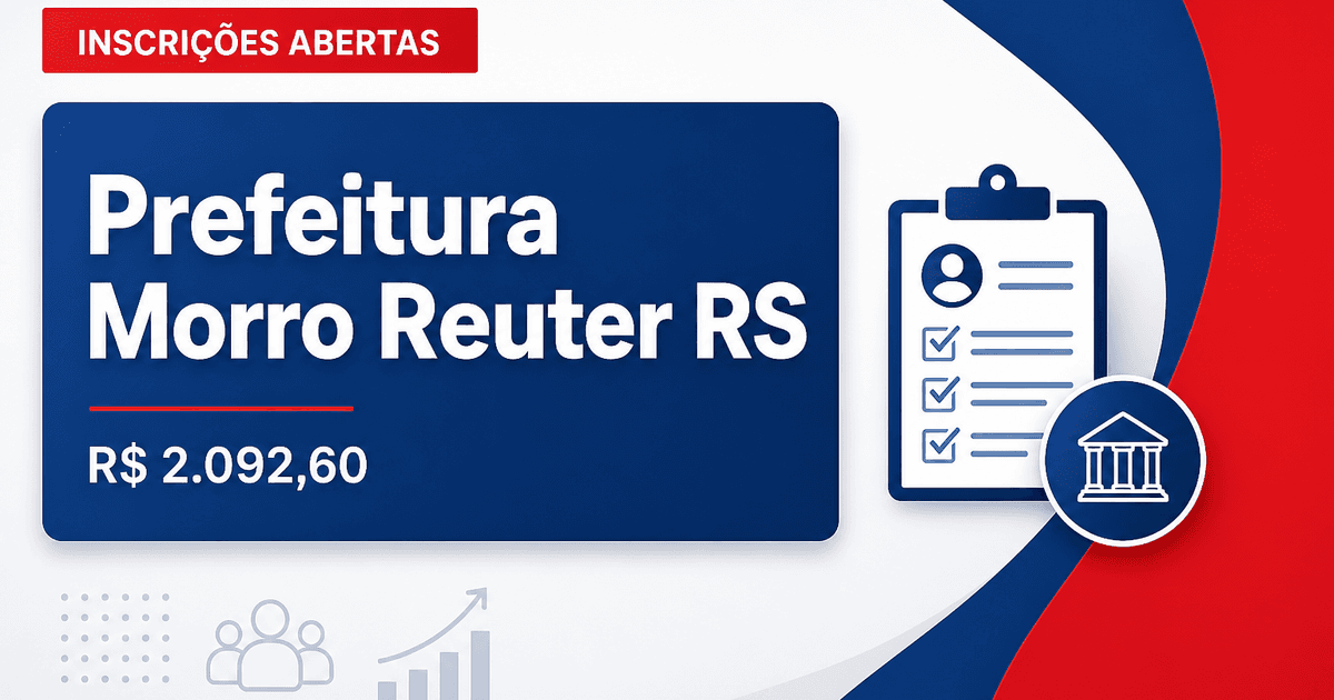 Prefeitura de Morro Reuter: Prefeitura de Morro Reuter - RS abre seleção para Operário - Prefeitura de Morro Reuter